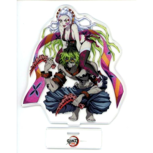 Gyutaro & Daki Illustration Acrylic Stand Bonus Item for Demon Slayer: Kimetsu no Yaiba Entertainment District Arc Vol. 5 Blu-ray / DVD ufotable [USED]
