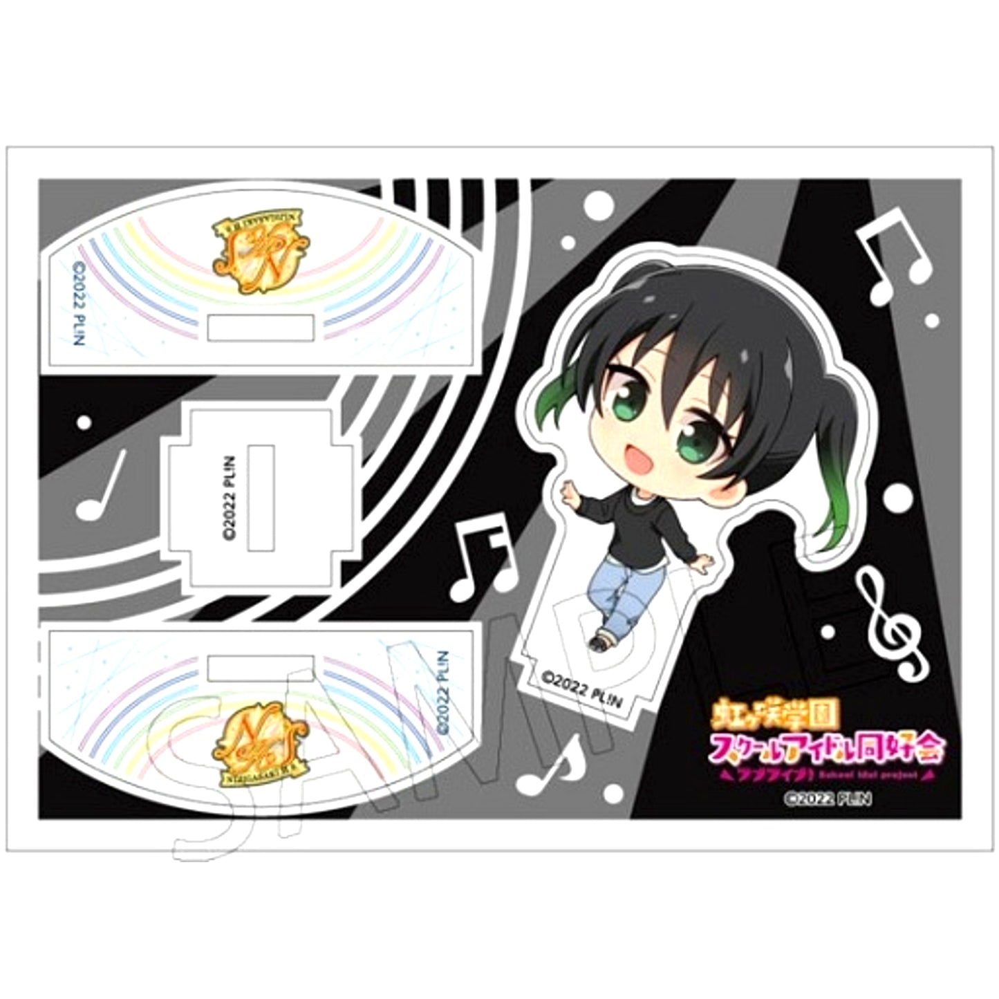 Yu Takasaki Chara Petit Acrylic Stand Swing Stage! Love Live! Nijigasaki High School Idol Club [USED]