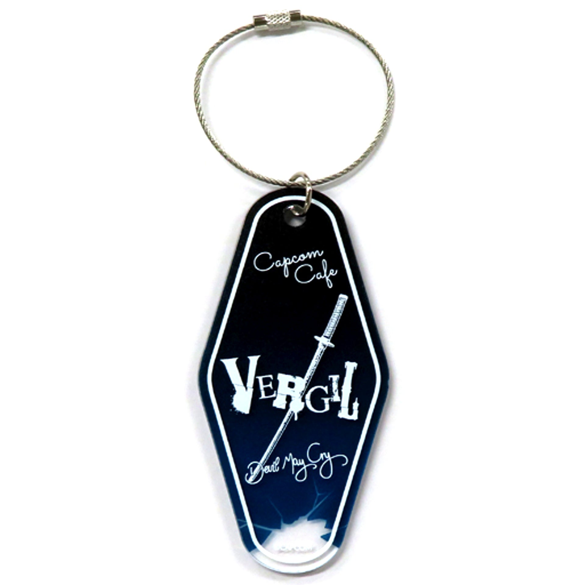 Vergil Motif Capcom Cafe x Devil May Cry 5 Trading Motel Keychain [USED]