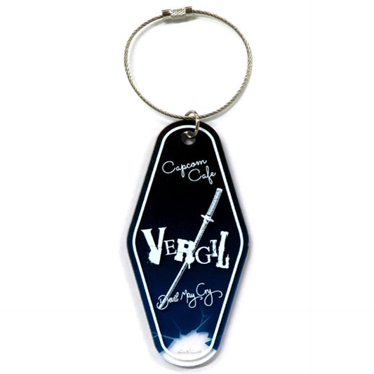 Vergil Motif Capcom Cafe x Devil May Cry 5 Trading Motel Keychain [USED]