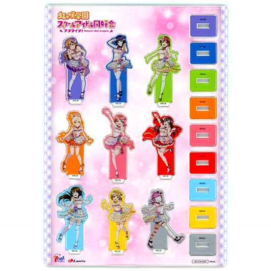 Group Acrylic Character Stand Bonus for Blu-ray Love Live! Nijigasaki High School Idol Club First Live with You Memorial BOX Seven Net Shopping [USED]