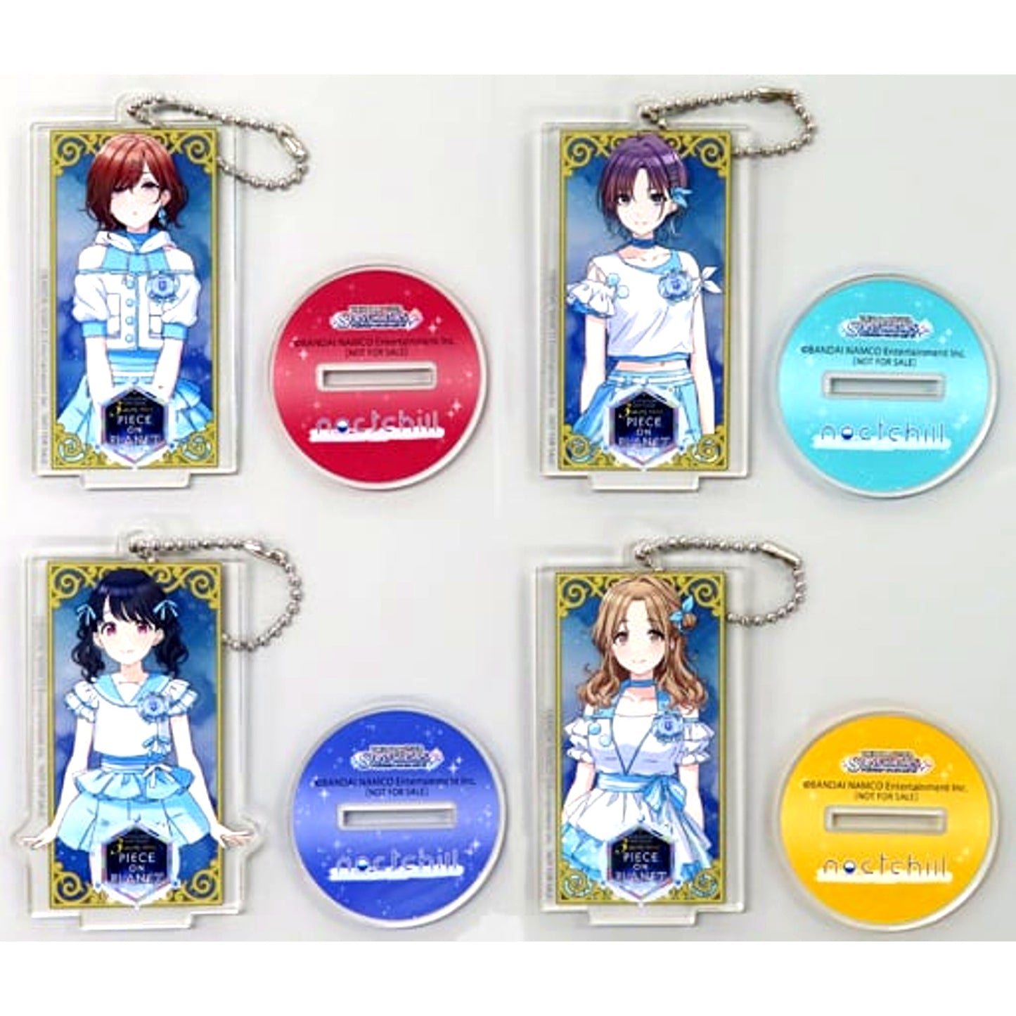 noctchill THE IDOLM@STER SHINY COLORS Acrylic Stand Keychain Set Blu-ray 3rdLIVE TOUR PIECE ON PLANET TOKYO Animate Bonus [USED]