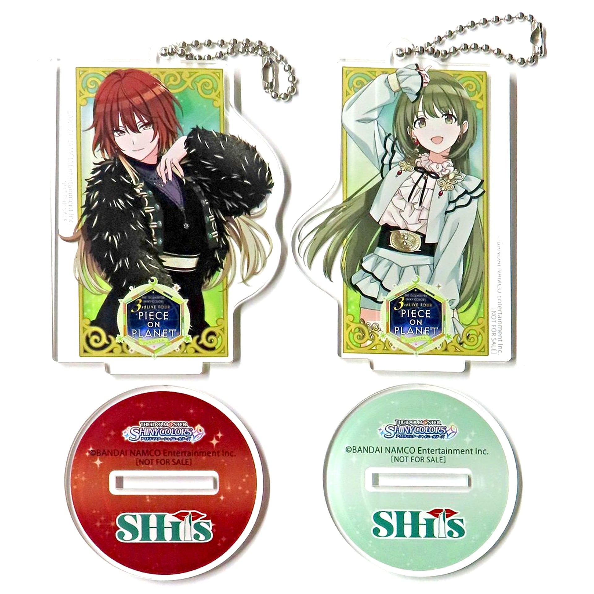 SHHis THE IDOLM@STER SHINY COLORS Acrylic Stand Keychain Set Blu-ray 3rdLIVE TOUR PIECE ON PLANET FUKUOKA Animate Bonus [USED]