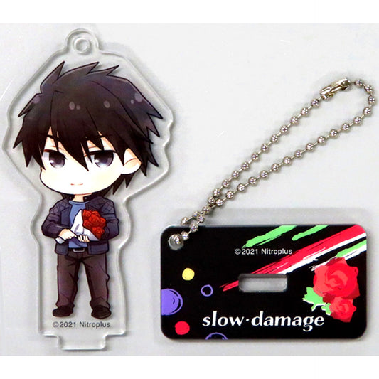 Fujieda Slow Damage Acrylic Keychain with Stand Kuji Mate Prize C-5 [USED]