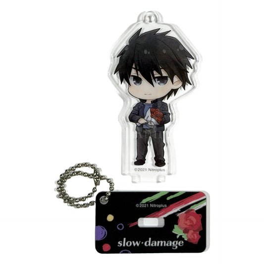 Fujieda Slow Damage Acrylic Keychain with Stand Kuji Mate Prize C-5 [USED]