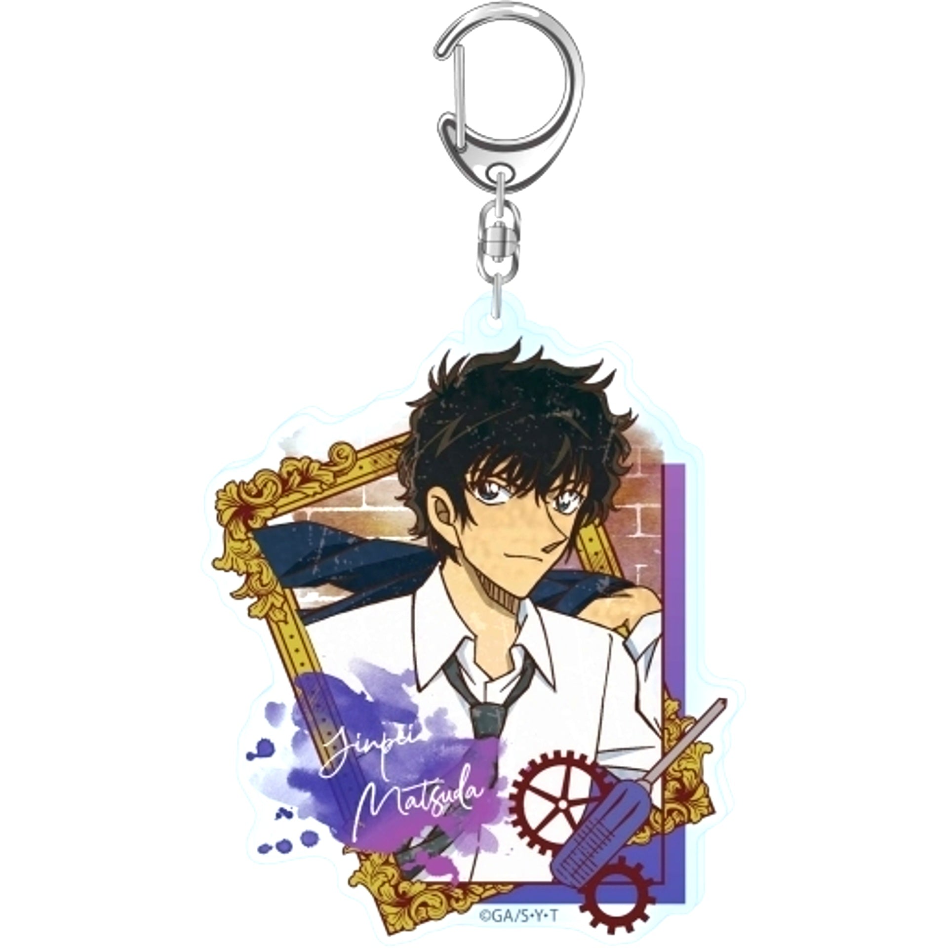 Jinpei Matsuda Detective Conan Vintage Series Acrylic Keychain Vol.5 [USED]