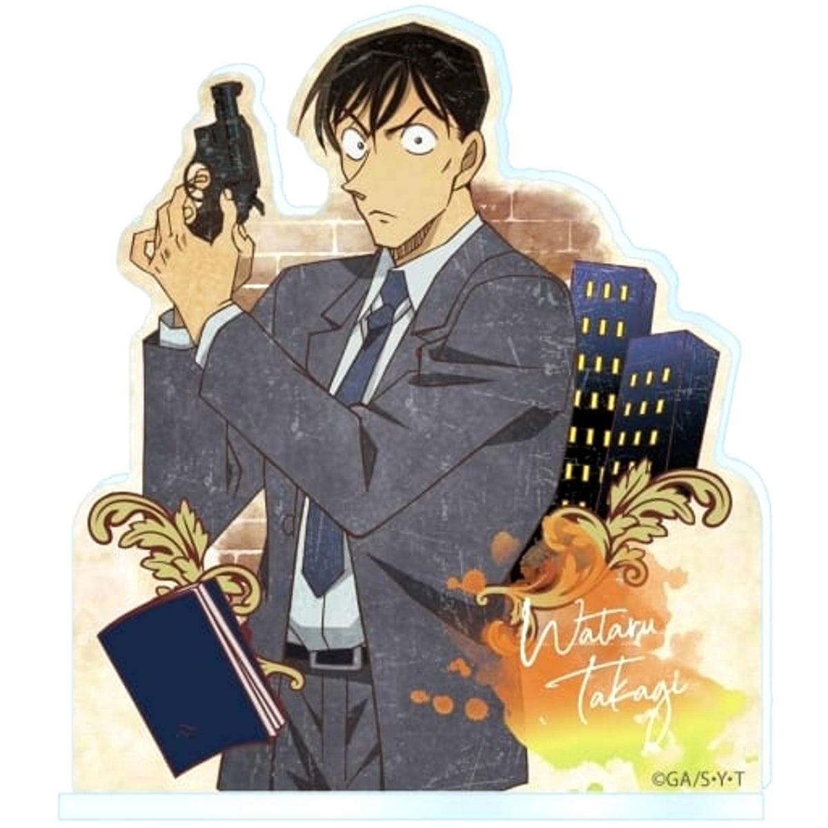 Detective Conan Wataru Takagi Vintage Series Acrylic Stand vol. 5 Acrylic Stands [USED]