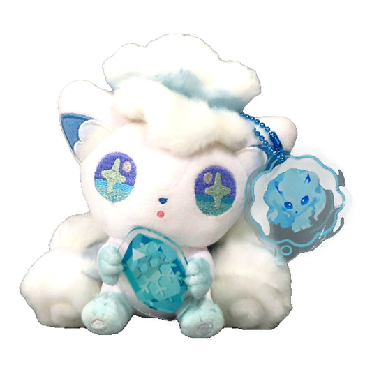 Pokemon Alolan Vulpix Ice Stone Alolan Ninetales Shinka No Ishi Mascot Pokemon Center Limited Mascot [USED]
