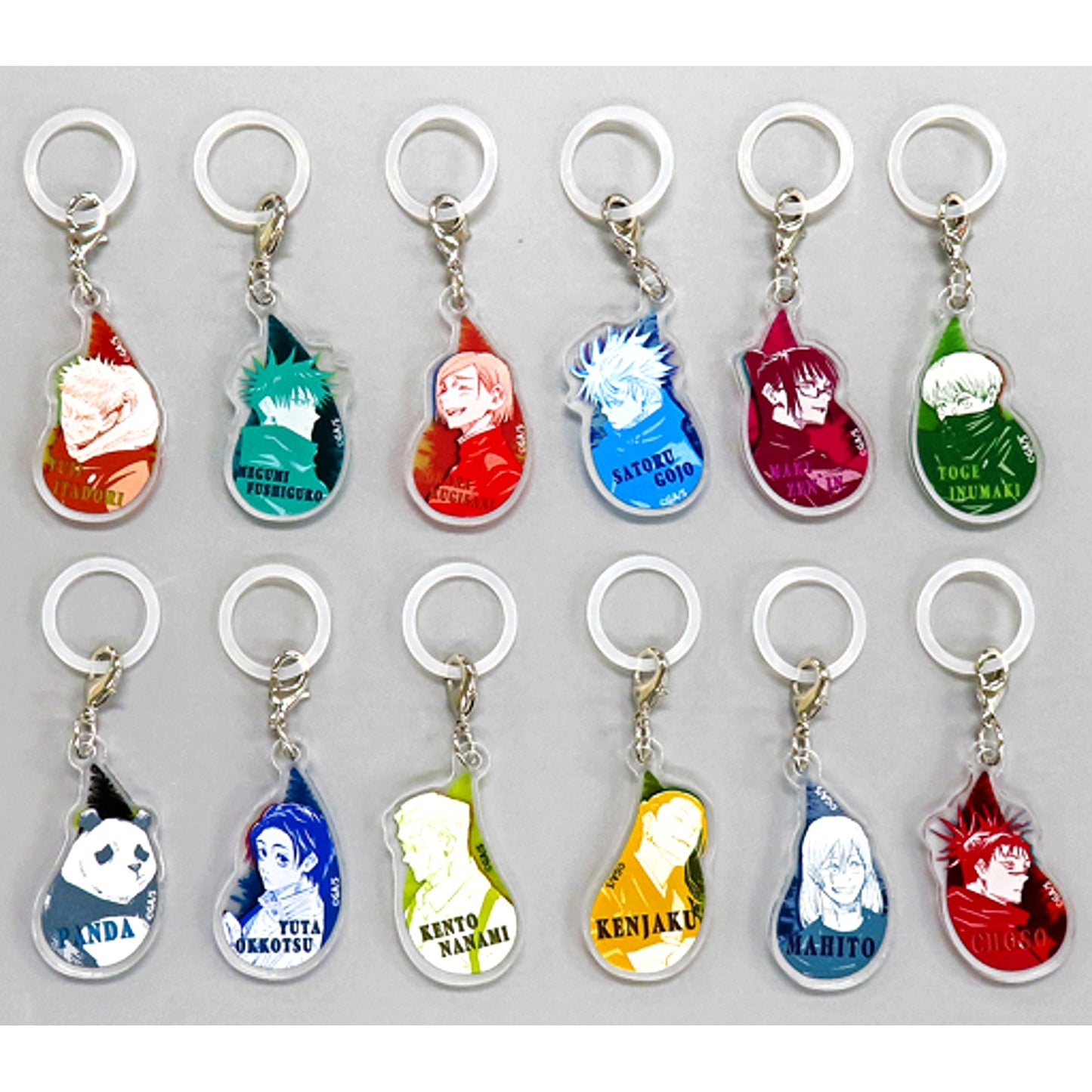 Set of 12 Jujutsu Kaisen Umbrella Charm Collection Vol.2 Jump Shop Summer Jump Collection 2022 Goods [USED]