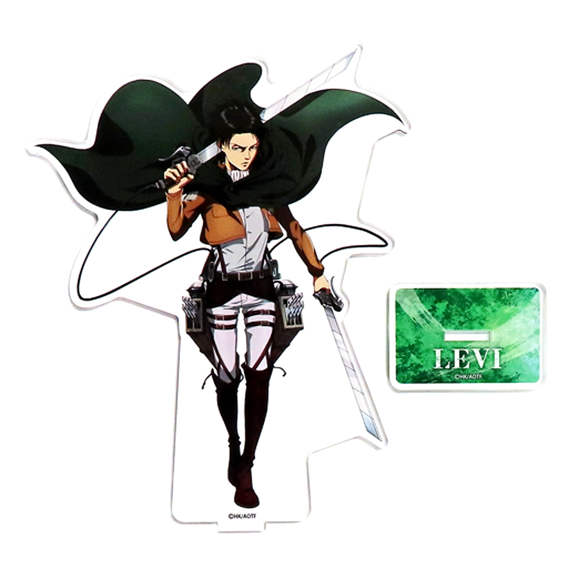 Levi Ackerman Attack on Titan Acrylic Stand Advance Against the Headwind! Ver. [USED]