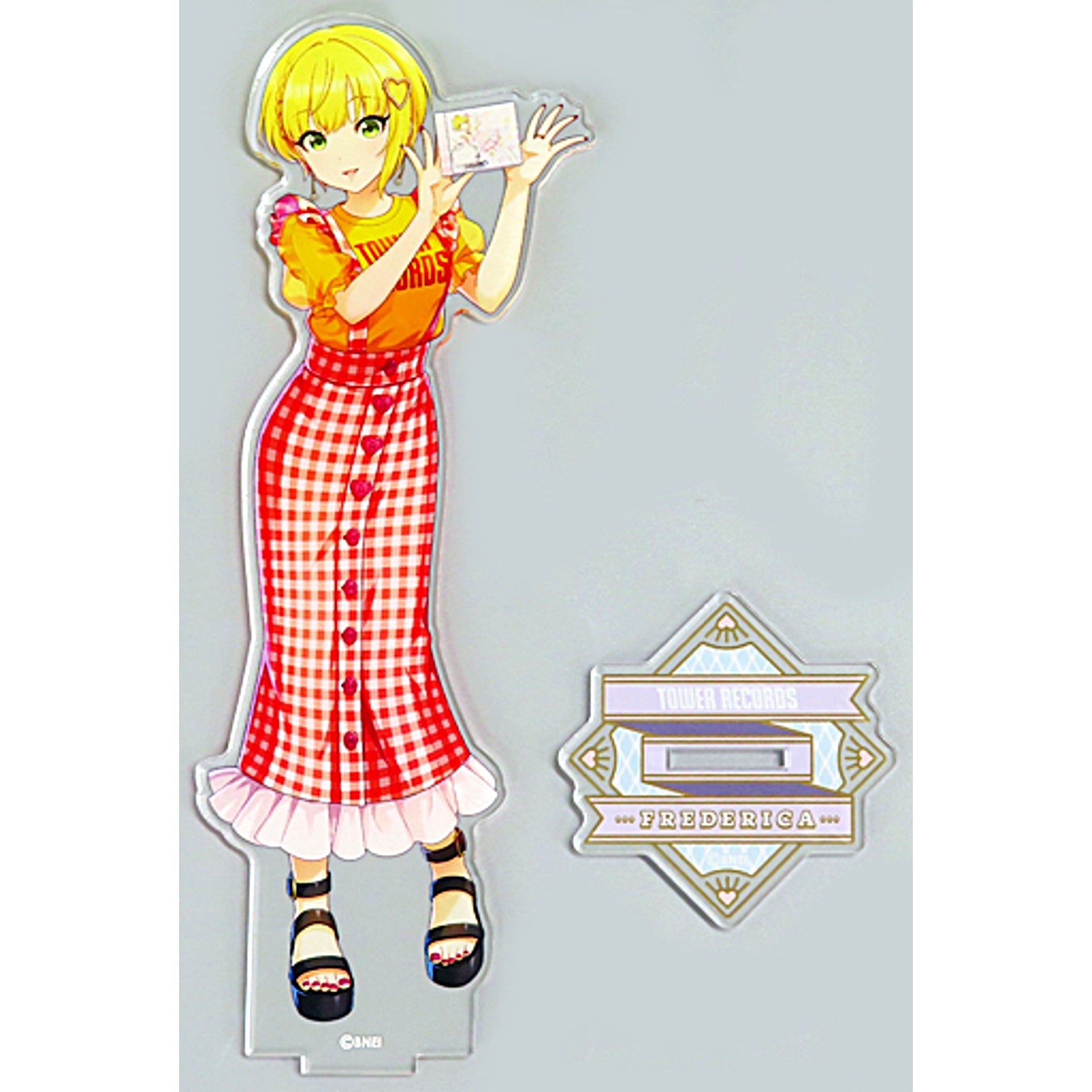 Frederica Miyamoto Acrylic Stand The Idolmaster Cinderella Girls x TOWER RECORDS [USED]