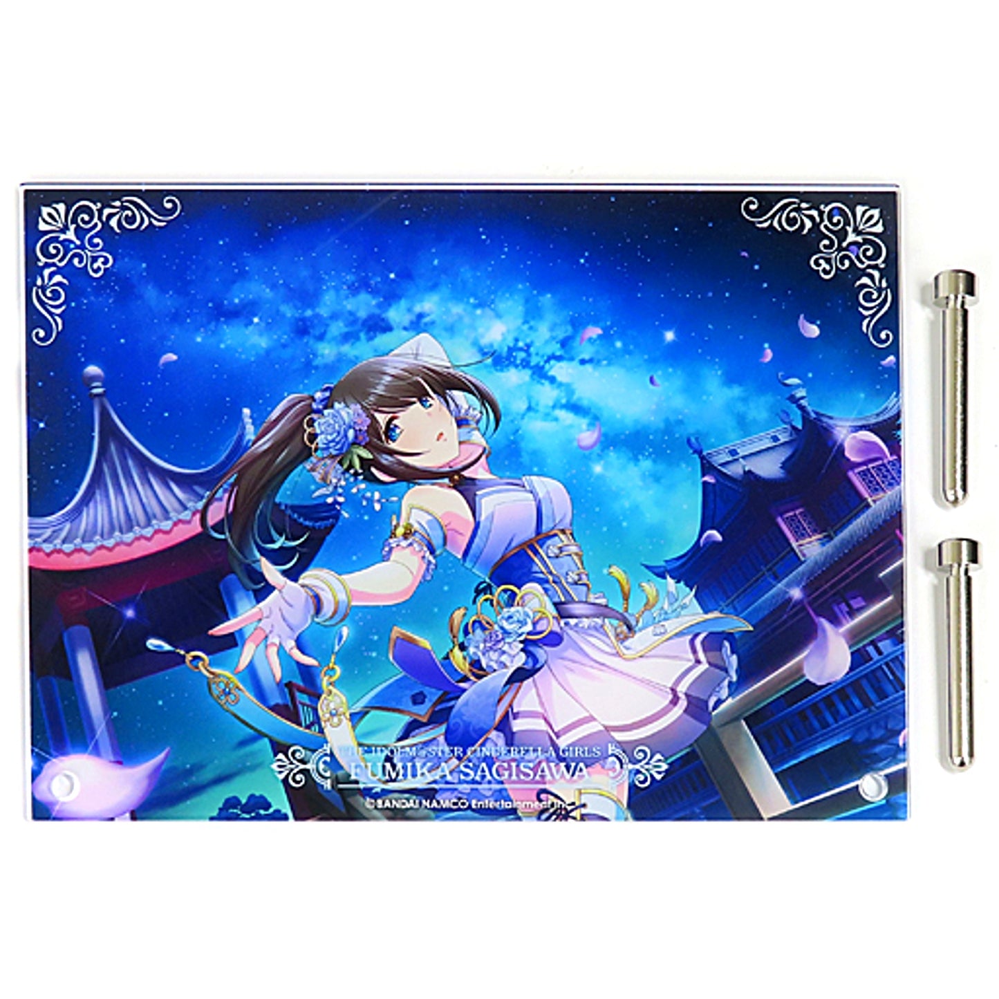Fumika Sagisawa THE IDOLM@STER CINDERELLA GIRLS Acrylic Plate TOWER RECORDS [USED]
