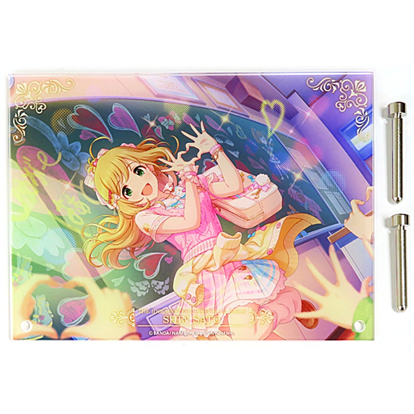 Shin Sato THE IDOLM@STER CINDERELLA GIRLS Acrylic Plate TOWER RECORDS [USED]