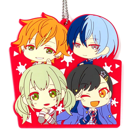 Hatsune Miku: Colorful Stage! Vivid Bad Squad Unit Rubber Keychain Keychains [USED]