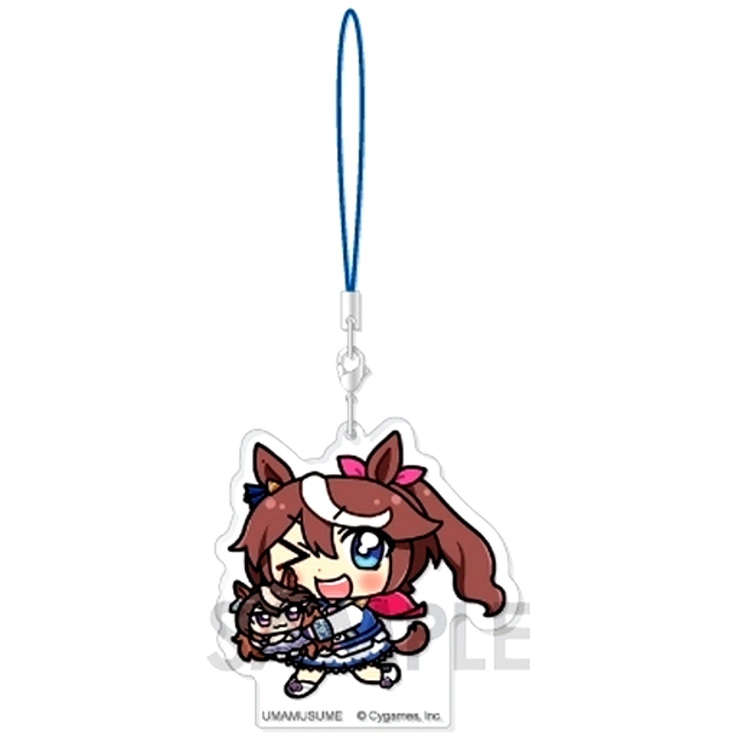 Tokai Teio & Symboli Rudolf Umamusume: Pretty Derby Acrylic Strap With Plush Vol.2 [USED]