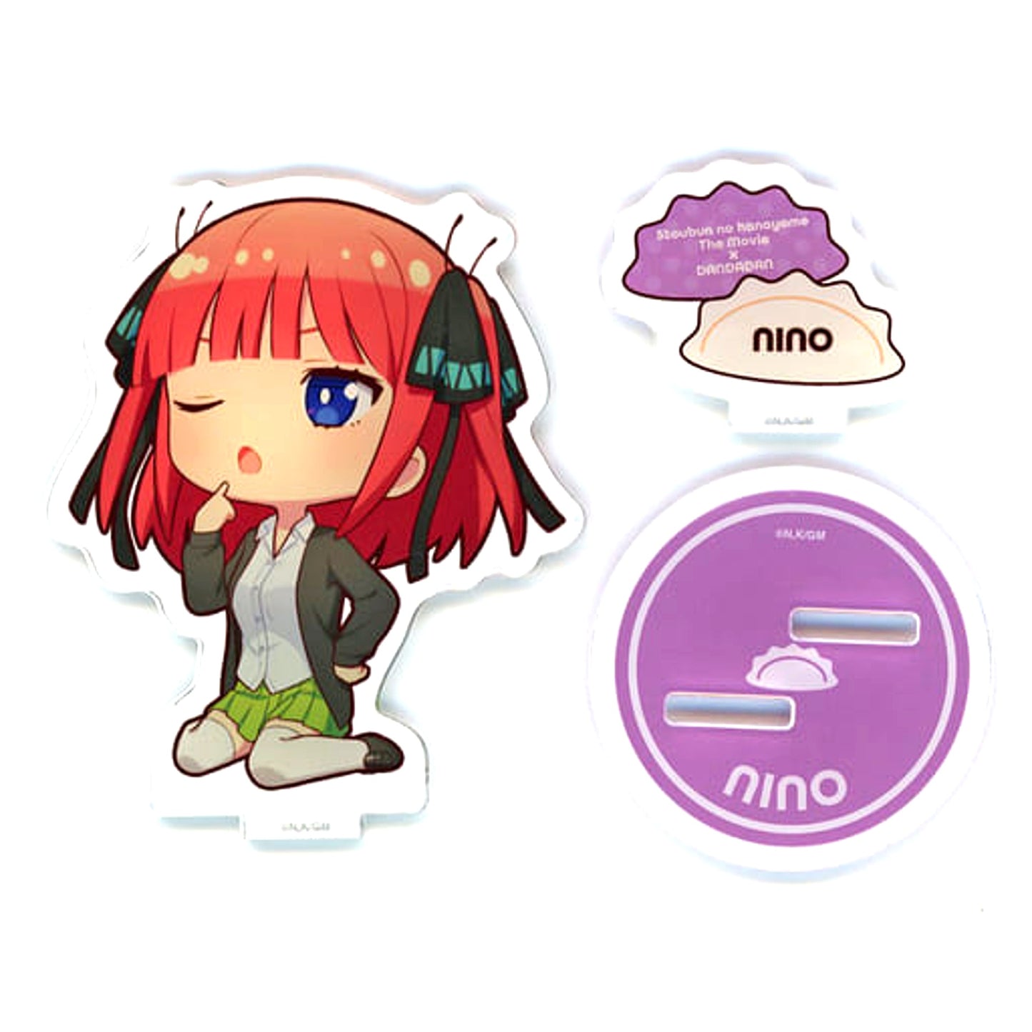 The Quintessential Quintuplets Nino Nakano Trading Acrylic Stand Nikujiru Gyoza Dandadan Collaboration [USED]