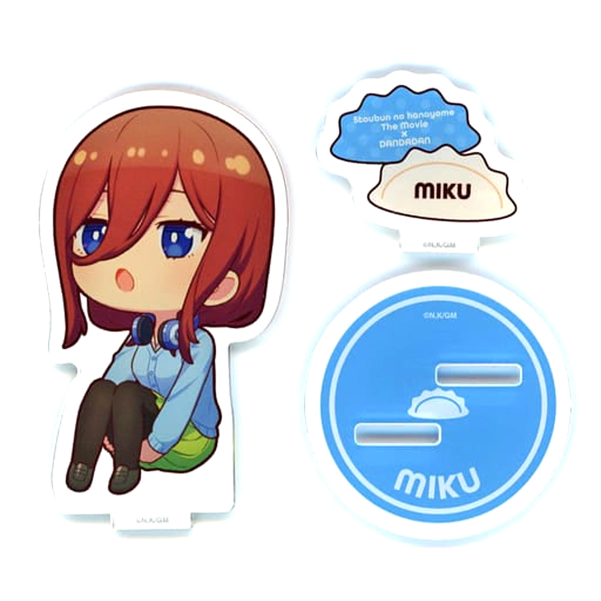The Quintessential Quintuplets Miku Nakano Trading Acrylic Stand Nikujiru Gyoza Dandadan Collaboration [USED]