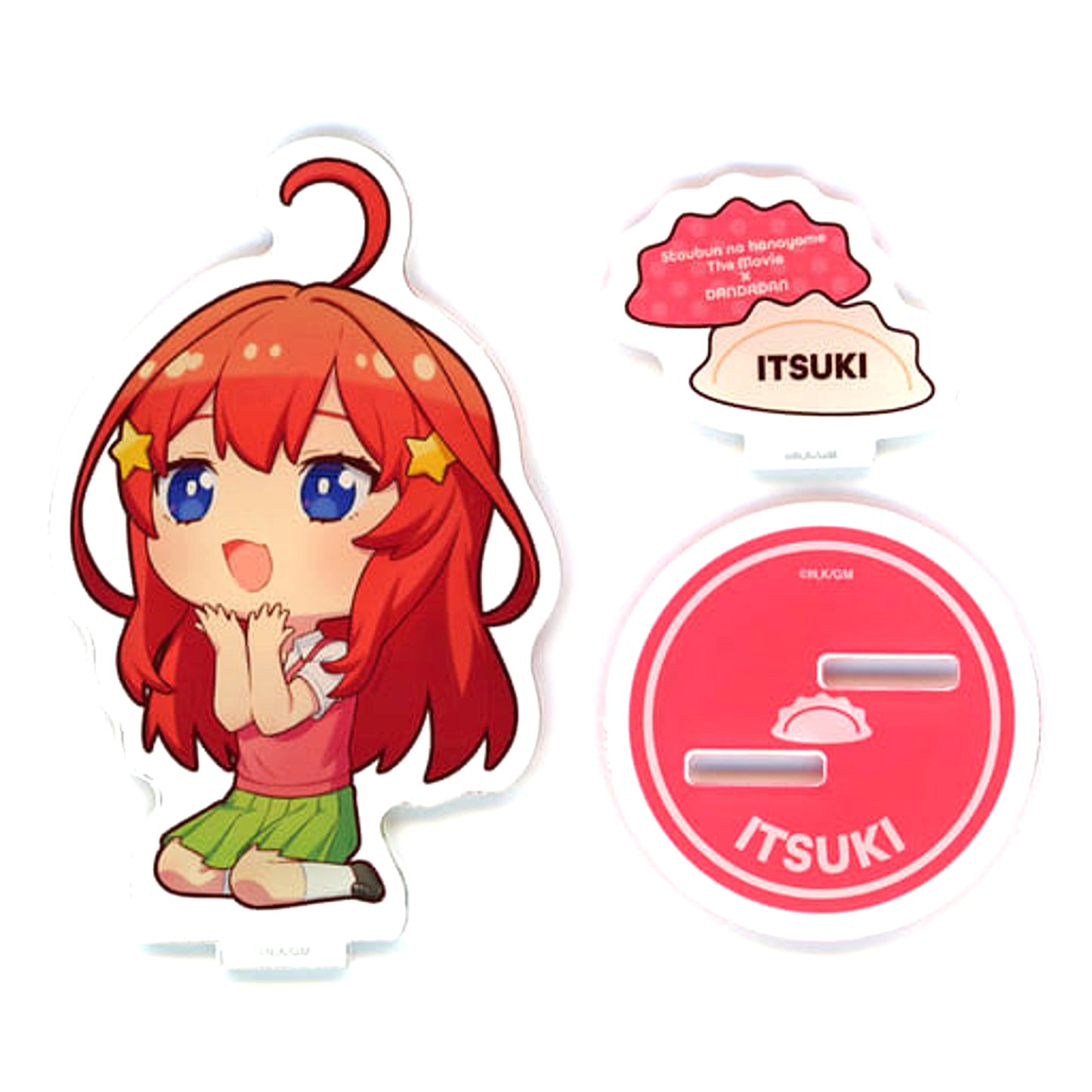 The Quintessential Quintuplets Itsuki Nakano Trading Acrylic Stand Nikujiru Gyoza Dandadan Collaboration [USED]