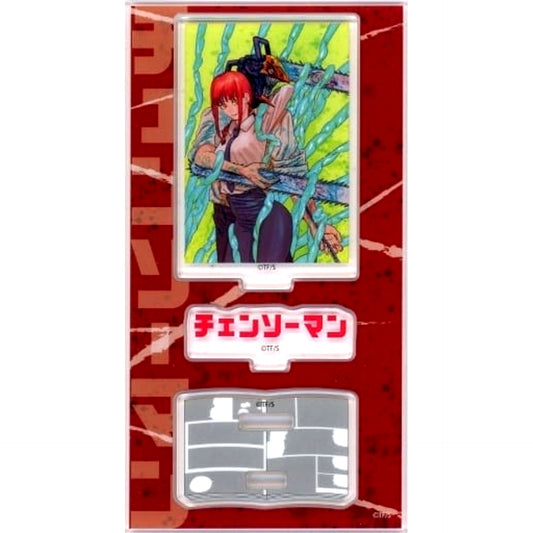 Makima and Chainsaw Man Acrylic Stand Chainsaw Man x Lawson Campaign [USED]