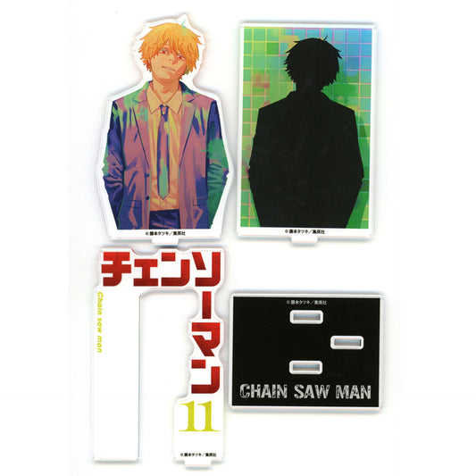 Denji Chainsaw Man x Lawson Campaign Loppi HMV & BOOKS online Ltd Diorama Acrylic Stand [USED]