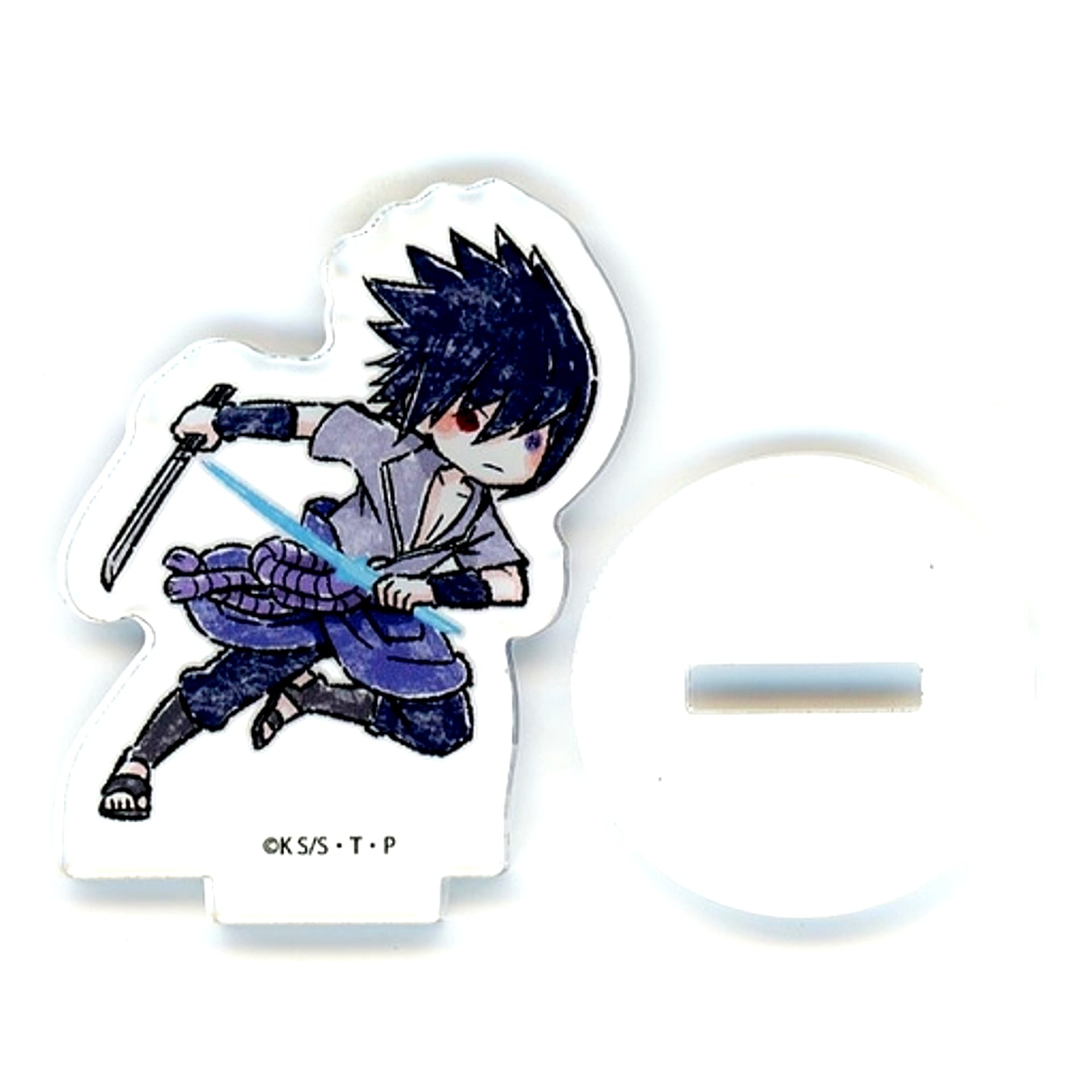 Sasuke Uchiha Naruto Shippuden Acrylic Petit Stand 03. GraffArt Design [USED]
