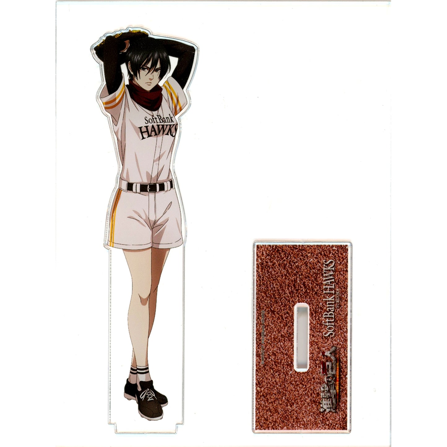 Mikasa Ackerman Type B Attack on Titan The Final Season Fukuoka SoftBank Hawks Acrylic Stand [USED]