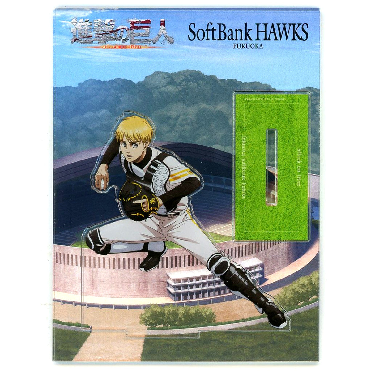 Armin Arlert A Acrylic Stand Fukuoka SoftBank Hawks x Attack on Titan The Final Season [USED]