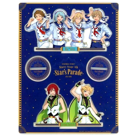 Ra*bits & Switch Natsume Sakasaki & Sora Harukawa Ensemble Stars!! Starry Stage 4th Star's Parade July BOX Blu-ray Unit Acrylic Stand bundled bonus [USED]