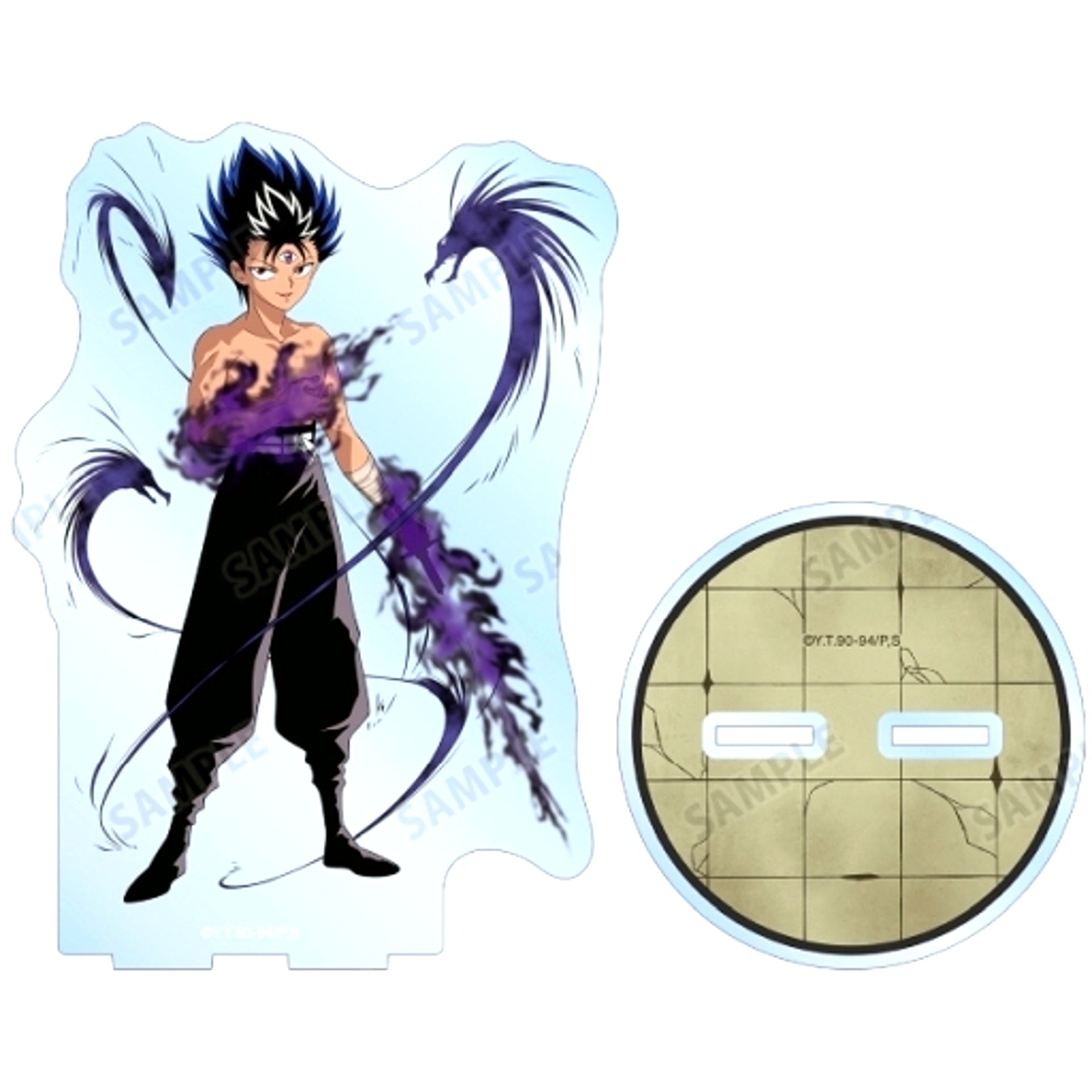 Hiei Illustration Dark Tournament Ver. Big Acrylic Stand Yu Yu Hakusho [USED]