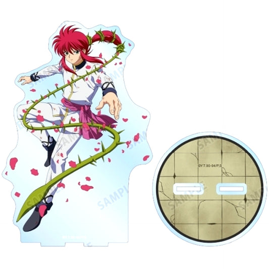 Kurama Illustration Dark Tournament Ver. Big Acrylic Stand Yu Yu Hakusho [USED]