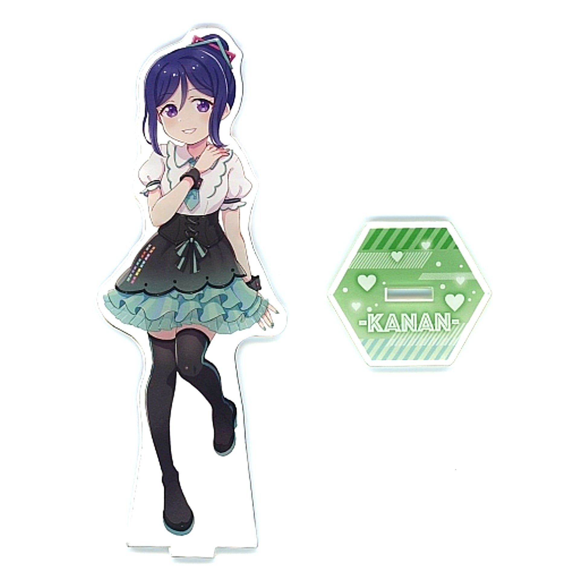 Kanan Matsuura Love Live! Sunshine!! x Hatsune Miku Big Acrylic Stand Virtual Cafe GiGO Collaboration Cafe [USED]