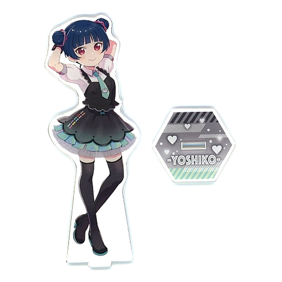 Yoshiko Tsushima Big Acrylic Stand Virtual Cafe Love Live! Sunshine!! x Hatsune Miku GiGO Collab Cafe [USED]