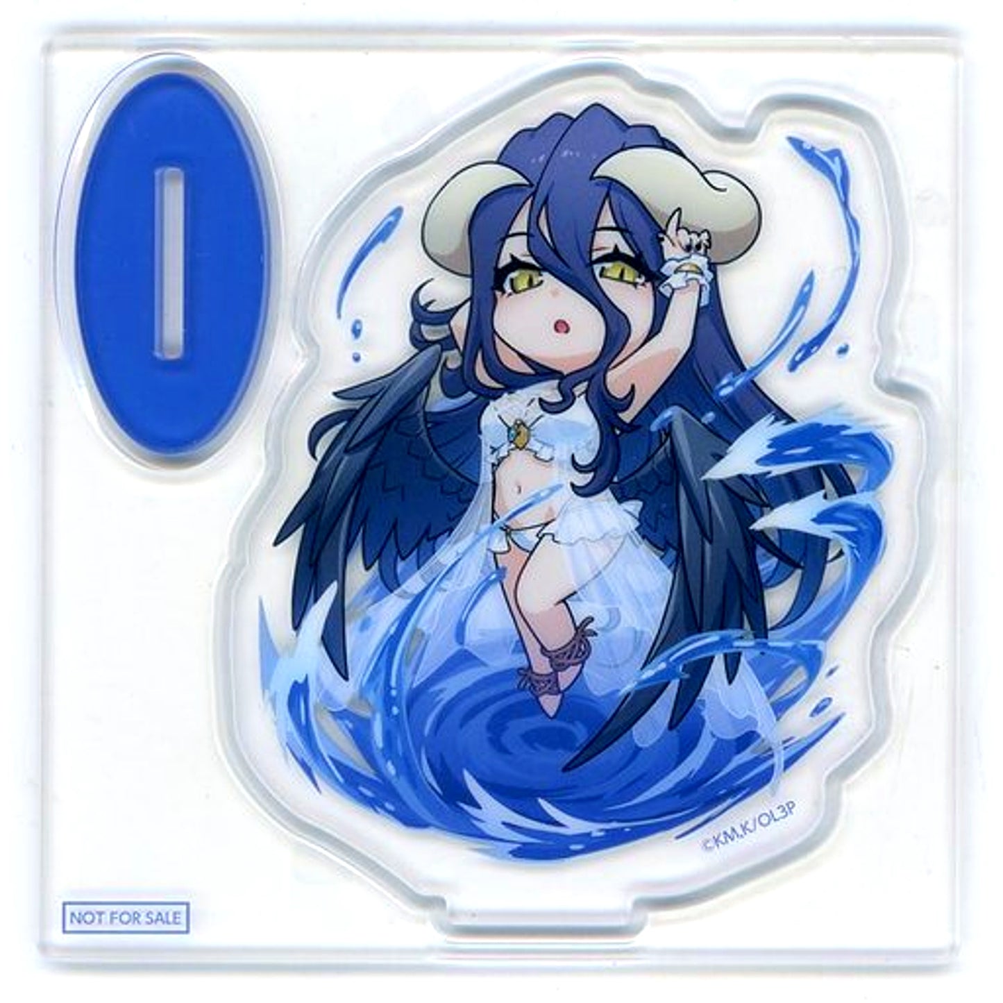 Albedo Swimsuit Ver. Acrylic Stand Bonus for Overlord Shibuya Scramble Figure 1/7 PVC Painted Complete Figure eStream Store Limited [USED]