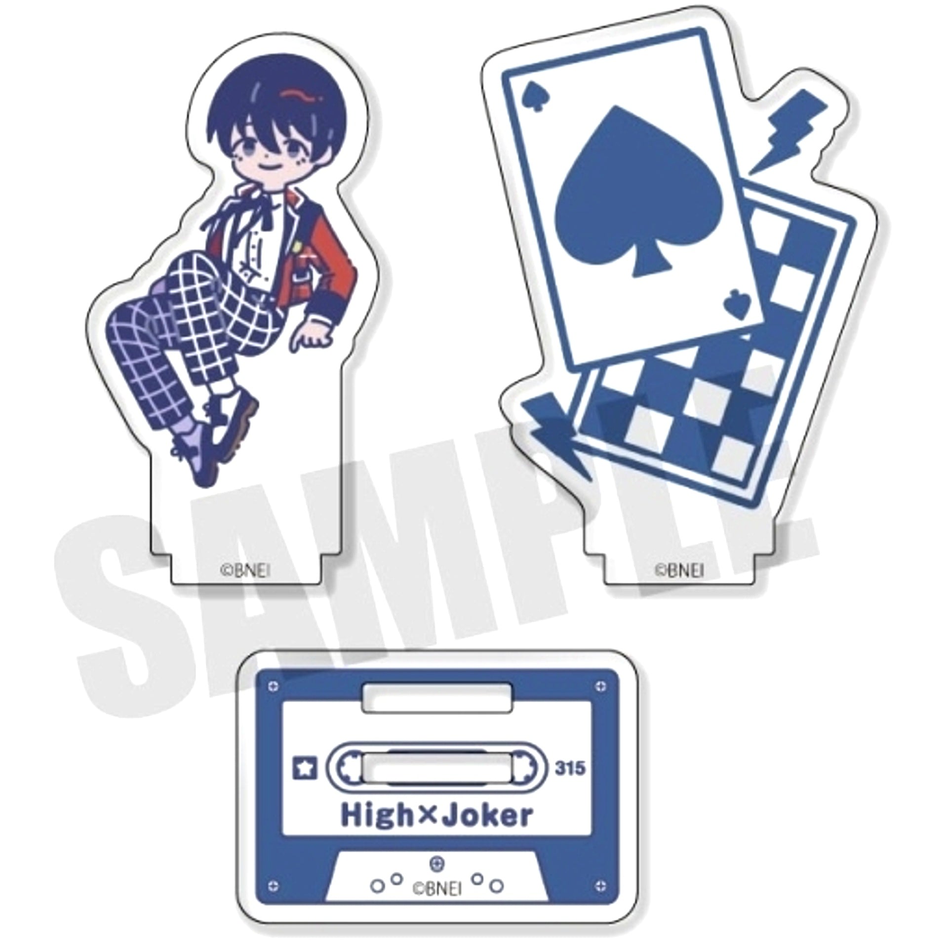 Jun Fuyumi H. The Idolmaster SideM Retopopu Vol. 2 Acrylic Stand [USED]