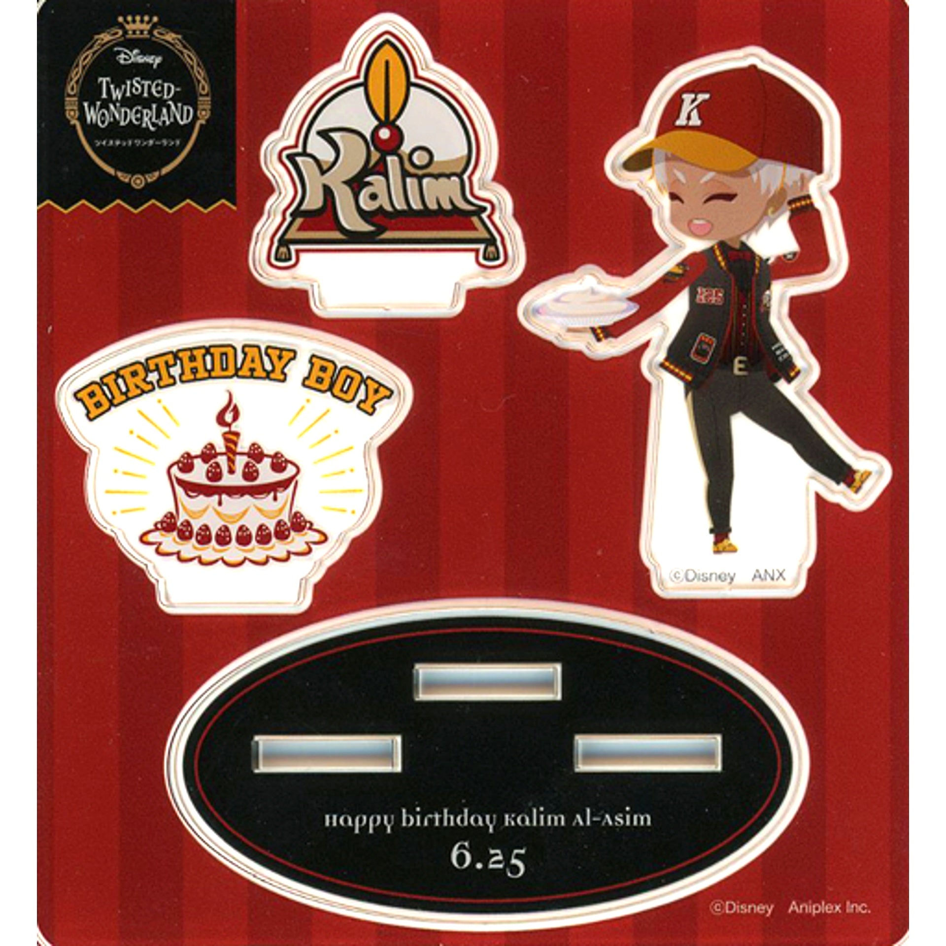 Kalim Al-Asim Mini Acrylic Stand Disney Twisted-Wonderland Kalim Birthday Memorial Goods [USED]