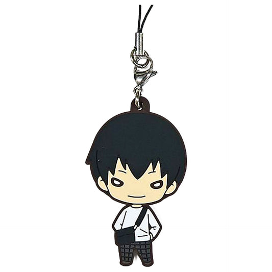 Tobio Kageyama Haikyu!! Nitotan Day Off Rubber Mascot [USED]