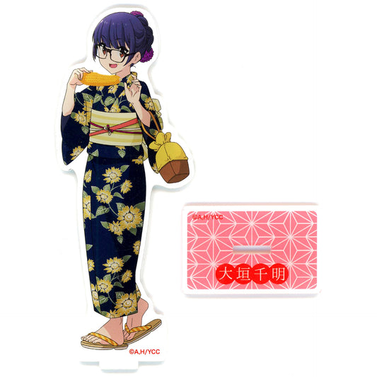 Chiaki Oogaki Yukata Laid-Back Camp Summer Festival in OIOI Acrylic Stand [USED]