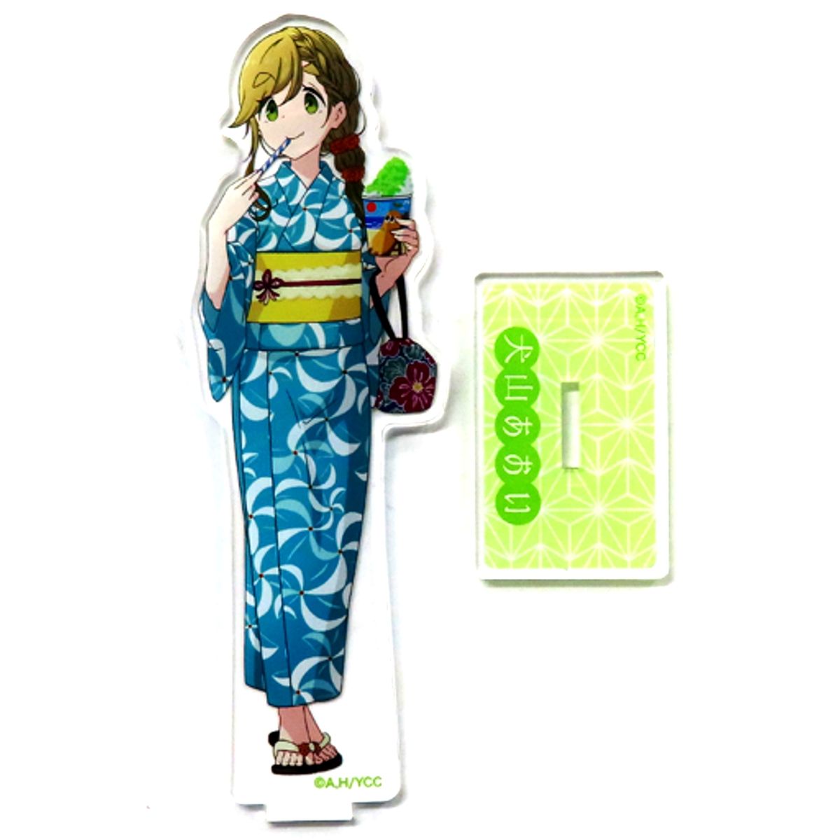 Aoi Inuyama Yukata Acrylic Stand Summer Festival in OIOI Laid-Back Camp [USED]