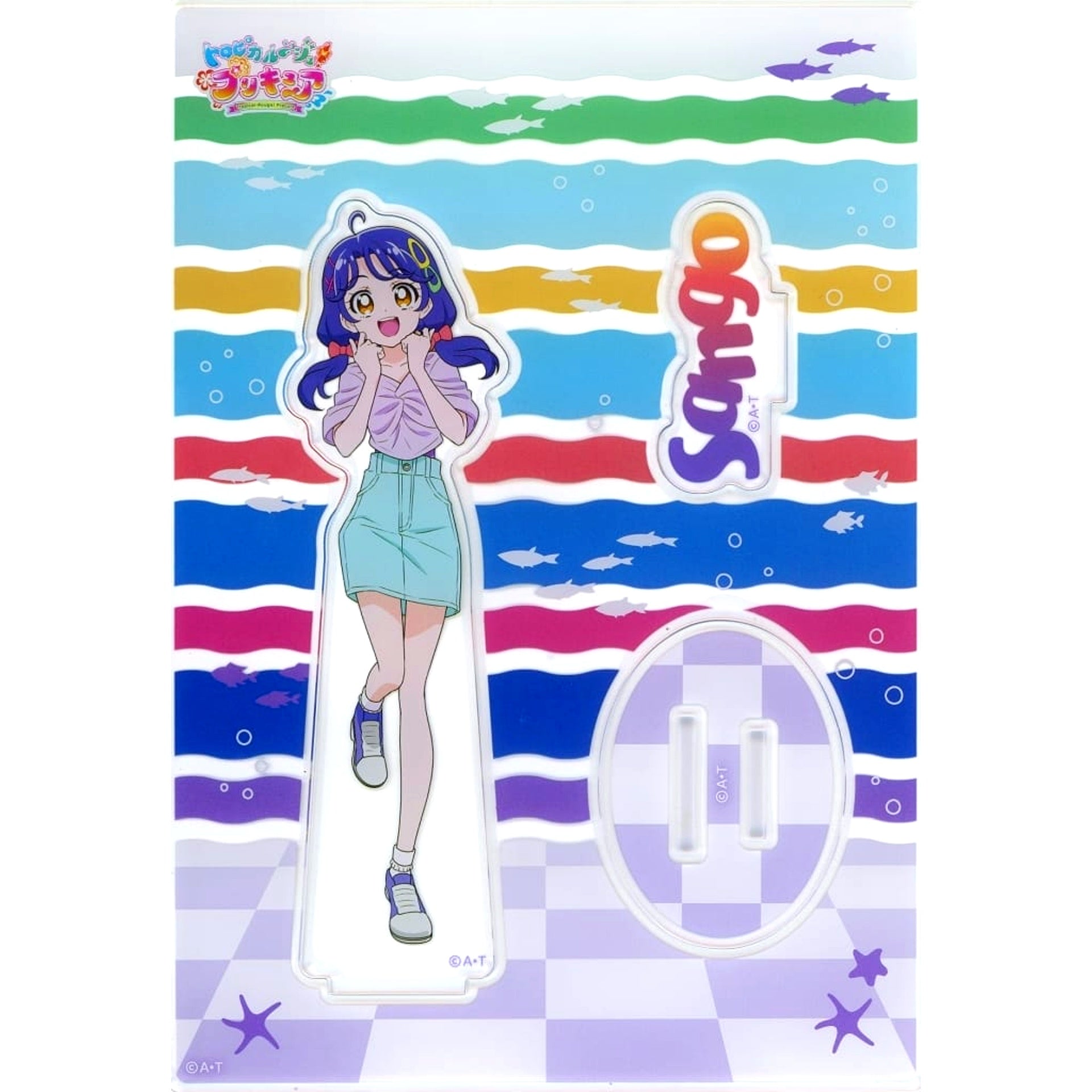 Sango Suzumura Tropical-Rouge! Precure Odekake ver. Acrylic Stand Pretty Cure Pretty Store Pop-up Shop in Shin-Enoshima Aquarium Goods [USED]