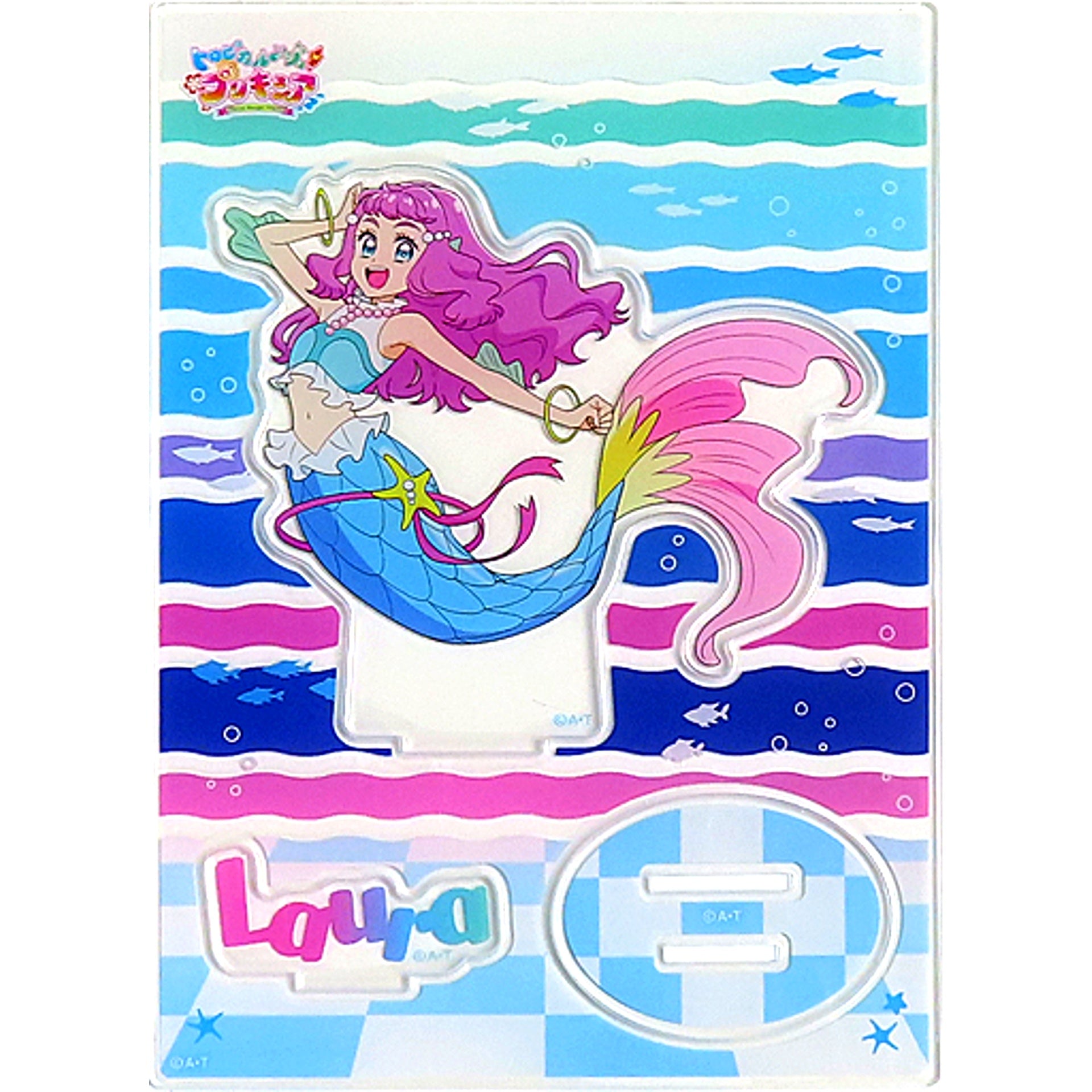 Laura La Mer Outing Ver. Tropical-Rouge! Precure Acrylic Stand Precure Pretty Store Branch in Enoshima Aquarium Goods [USED]