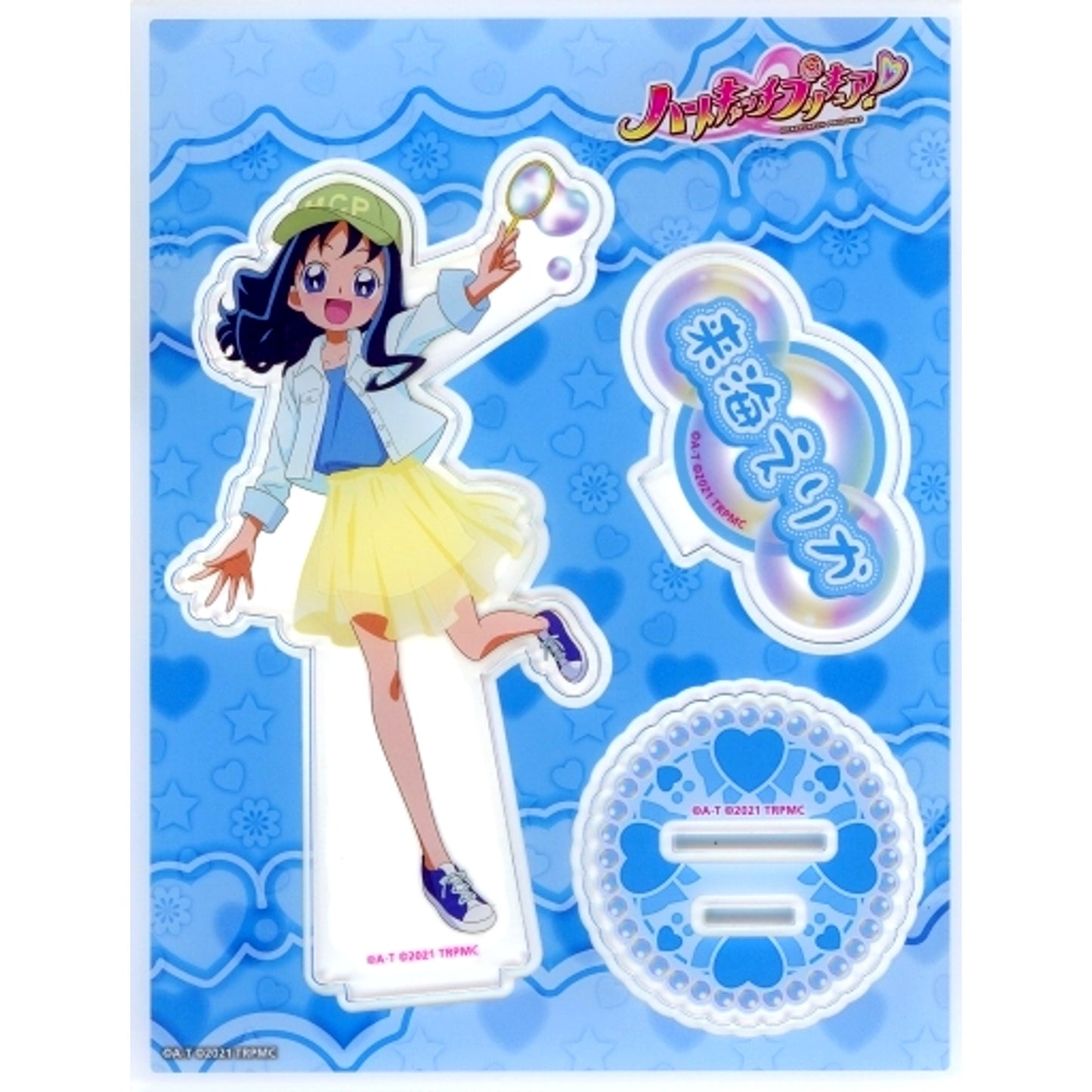 Erika Kurumi Heartcatch Precure! Precure All Stars Organdy Bubble Acrylic Stand Precure Pretty Store Pop-up Shop in Marui Goods [USED]