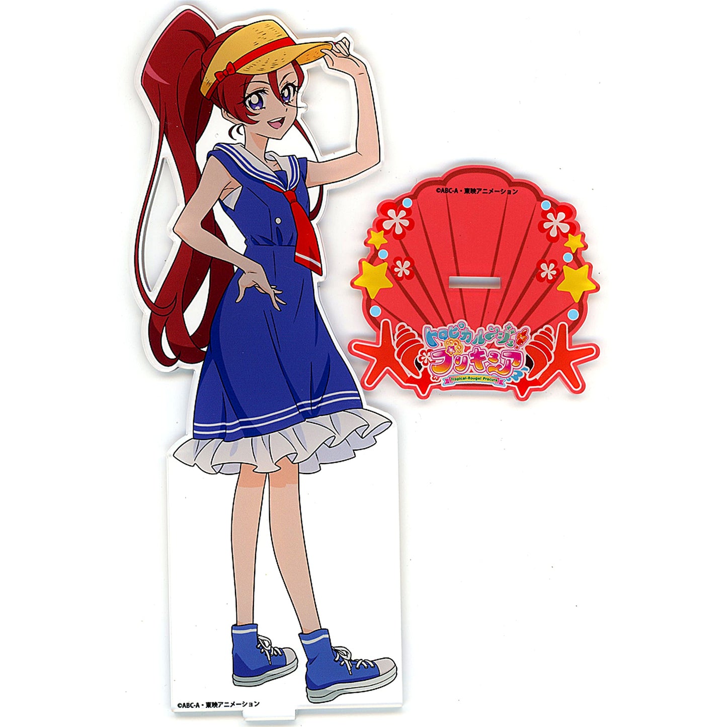 Asuka Takizawa Tropical-Rouge! Pretty Cure TSUTAYA Limited Big Acrylic Stand [USED]