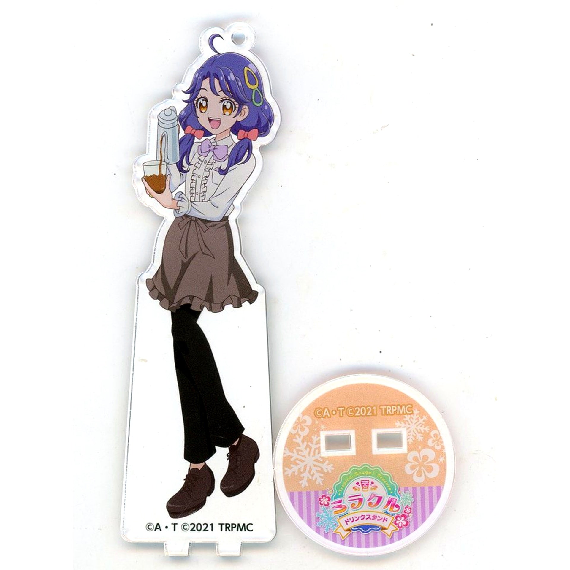 Sango Suzumura PreCure Acrylic Stand Keychain Pretty Store mini x animate cafe Branch Version [USED]