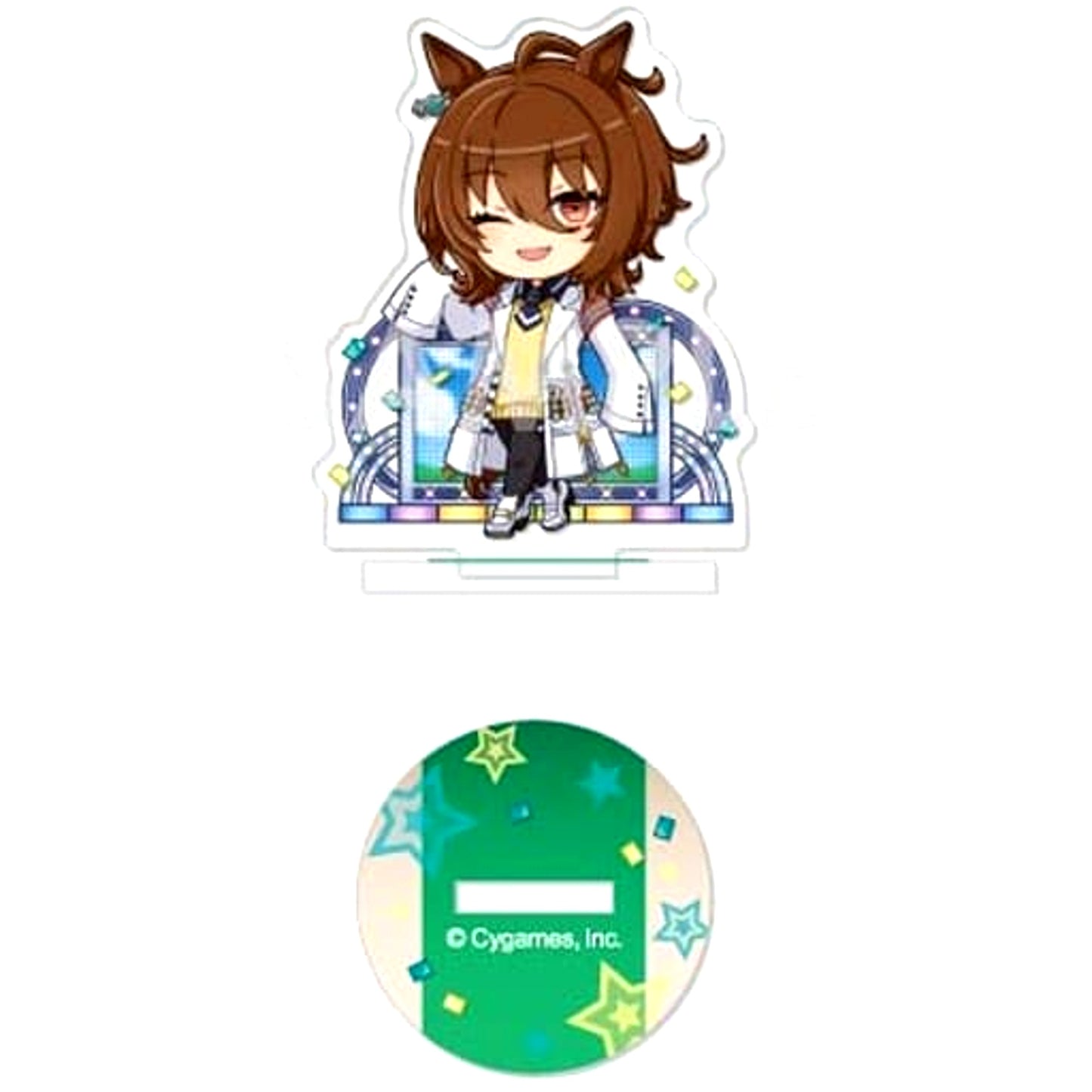 Agnes Tachyon Uma Musume Pretty Derby Kyara Fiyu Acrylic Stand Uma Pyoi Densetsu Vol.2 [USED]