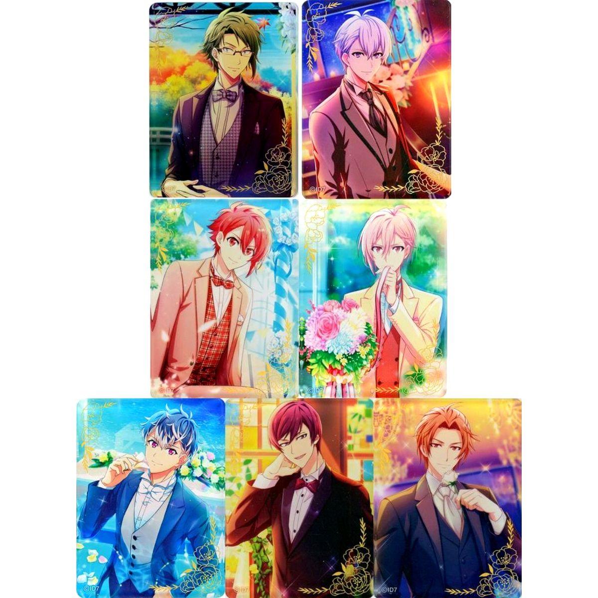 Set of 8 IDOLiSH7 Acrylic Block Collection Marie Mariage BBOX [USED]