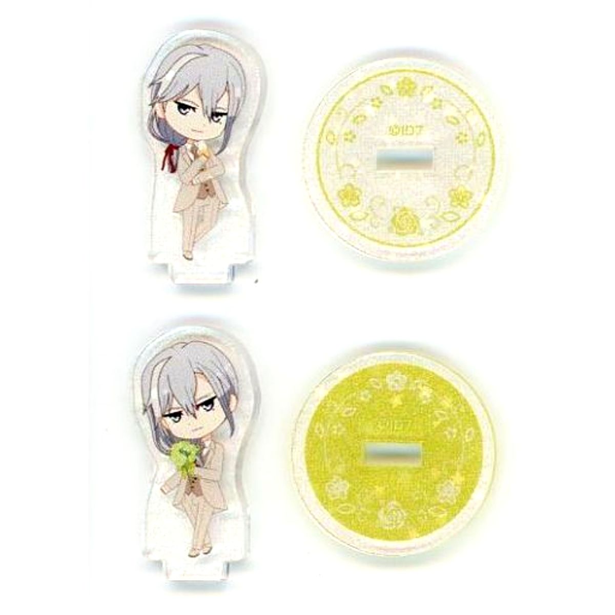 Set of 2 Yuki IDOLiSH7 Petit Nana Acrylic Stand Marie Mariage ABOX [USED]