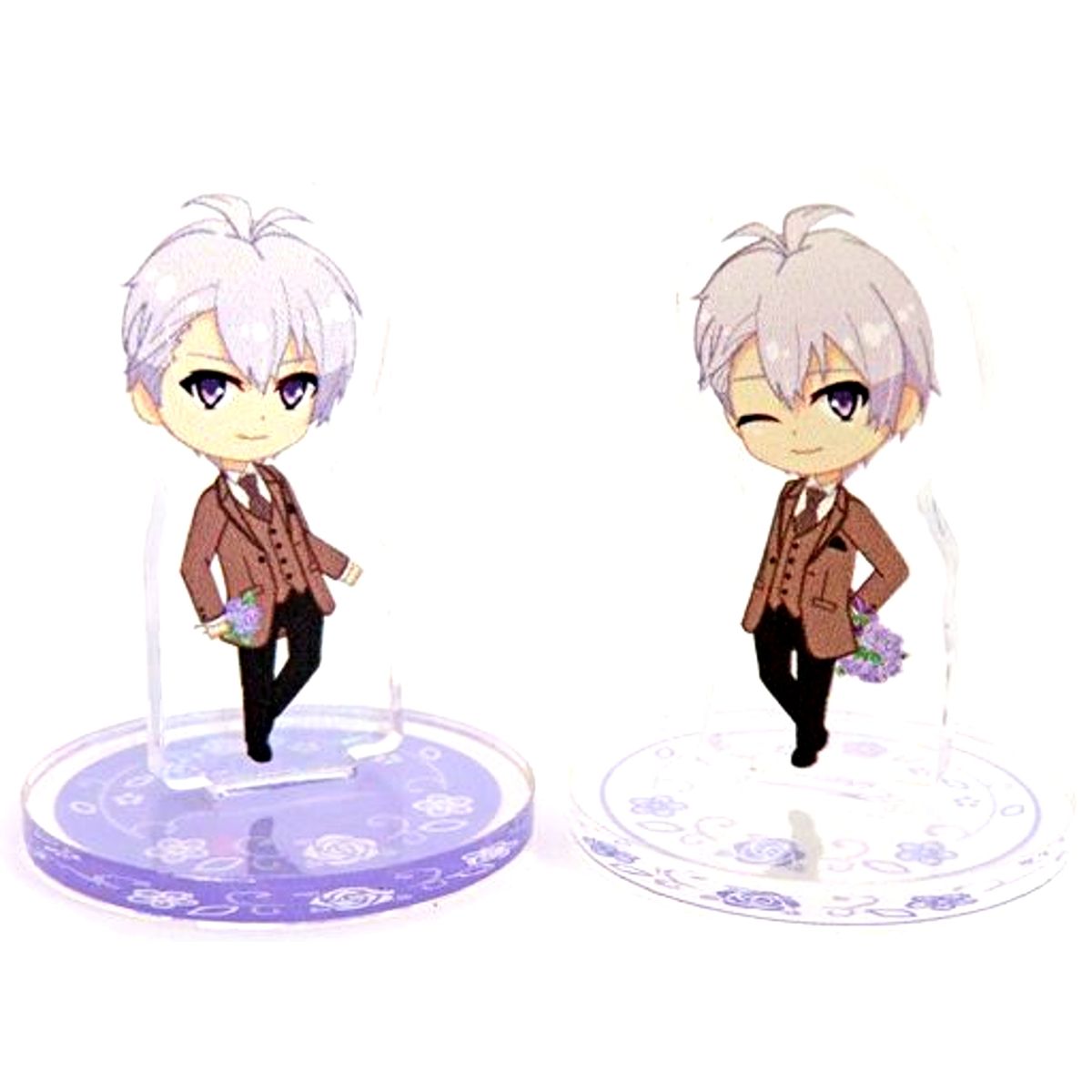 Set of 2 Sogo Osaka IDOLiSH7 Original Version Puchinana Acrylic Stand Marie Mariage BBOX [USED]