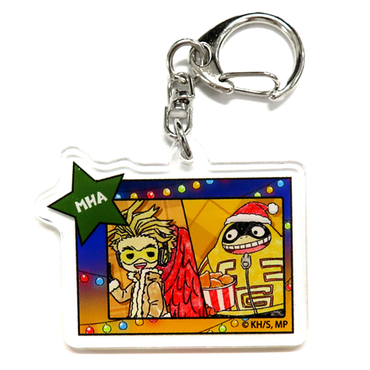 Hawks & Fat Gum My Hero Academia Acrylic Keychain GraffArt 12 [USED]