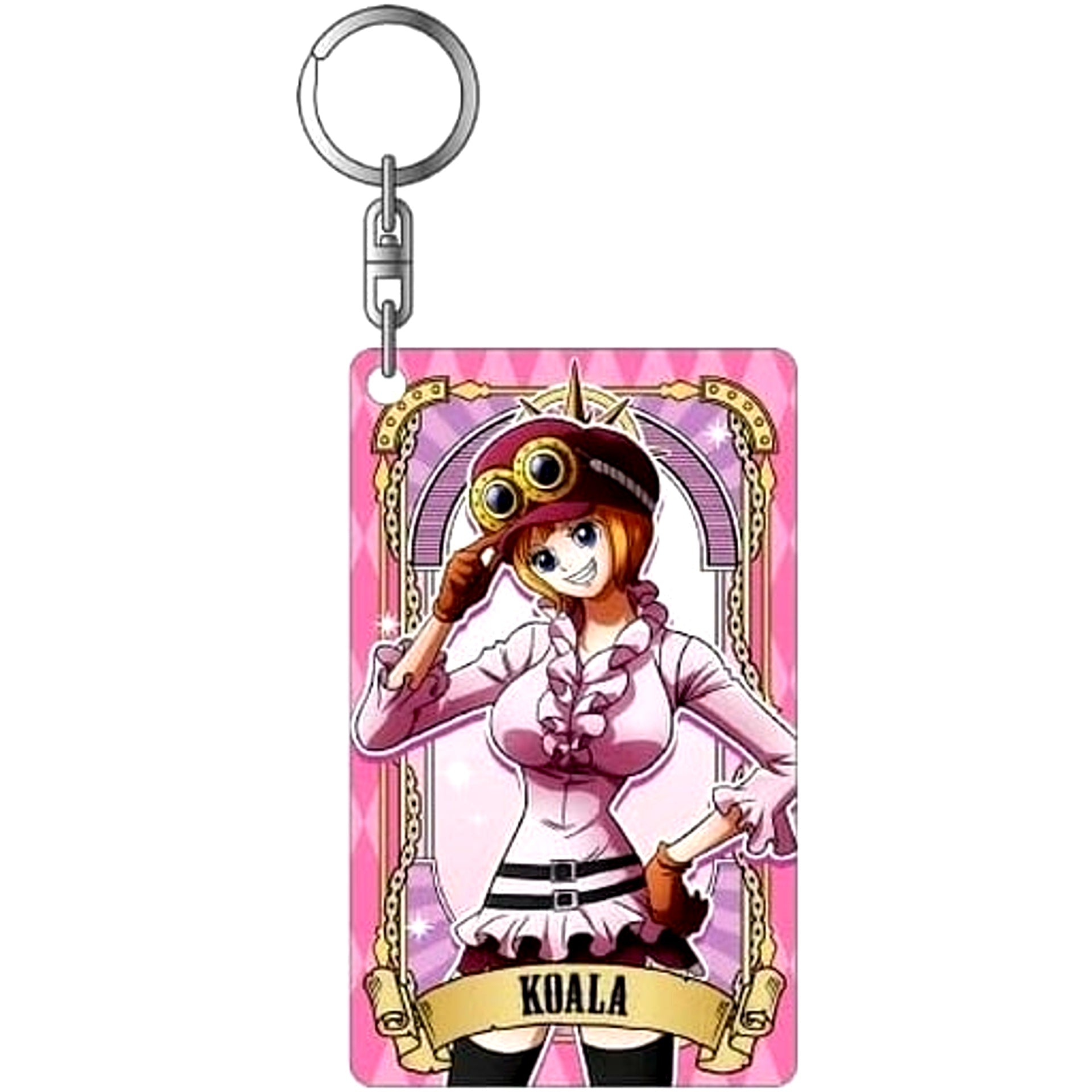 Koala One Piece Ultimate Crew 3rd Hologram Plate Keychain [USED]