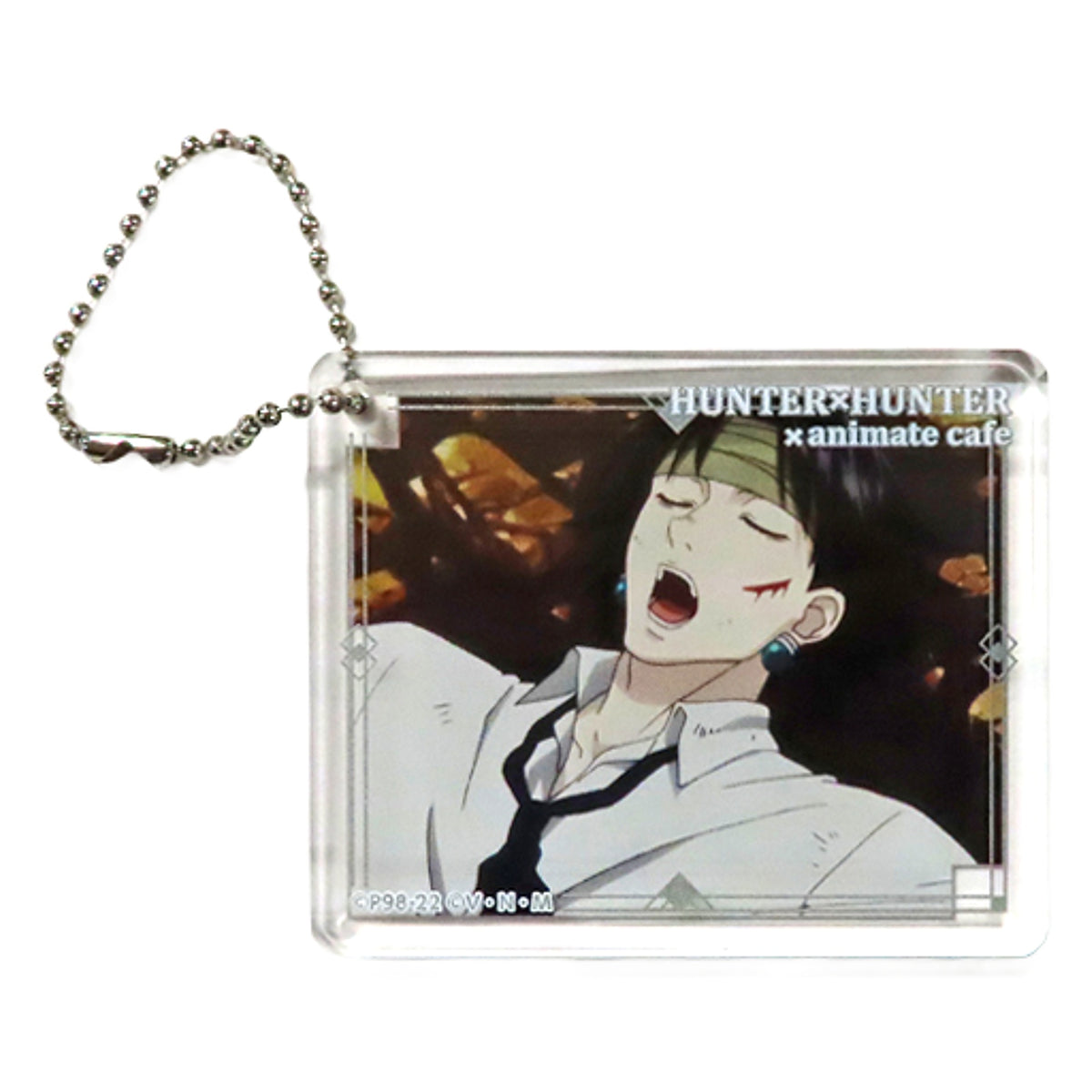 Hunter x Hunter Chrollo Lucilfer Sleeping Posture CoLotta Trading Acrylic Plate Keychain C animatecafe Vol.8 Phantom Troupe Edition Part3 Limited Keychains [USED]